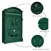 Large Retro Mailbox Wall Mounted Post Box Letterbox Outdoor Lockable With 2 Keys