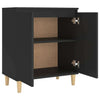 Slim Hallway Cabinet Cupboard Modern Side Table Console Narrow Unit Black Small