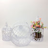Metal Birdcage Large Round White Bird Cage Flower Pot Candle Holder Wedding Deco