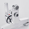 New Chrome Sink Modern Bathroom Taps Bath Filler Shower Tap Mixer with Hand Held