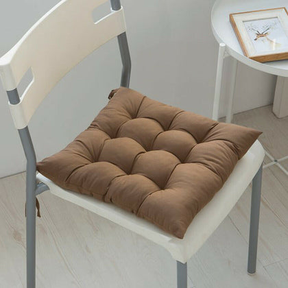 4Pcs Chair Seat Garden Pads Furniture Dining Patio Outdoor Tie On Cushions Thick