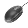 WIRED USB OPTICAL MOUSE FOR PC LAPTOP COMPUTER SCROLL WHEEL - BLACK MOUSE