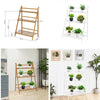 Bamboo Foldable Plant Stand Unit Storage Rack Display Shelving Display Holder