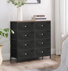Industrial Chest Drawers Vintage Storage Sideboard Rustic Metal Side Cabinet