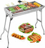 Folding BBQ Charcoal Barbecue Grill Steel Stainless Garden Picnic Camping Stove