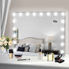 Hollywood Vanity Make Up Mirror with Lights 18-LED Tabletop Wall Metal 80x62cm