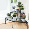 3-Tier Plant Stand Quarter Round Flower Pot Rack Corner Garden Shelf Stair-Step