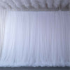 6.6ft x 6.6ft Tulle Photography Backdrop Curtains For Wedding Studio Baby Shower