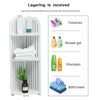 Bathroom Corner Shelf 3 Tier Shelving Rack Unit White Display Stand Home Storage