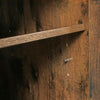 Industrial Style Storage Cabinet Slim Cupboard Unit Small Sideboard Vintage Wood