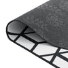 White Black Geometric Cube Area Rugs Carpet Living Room Bedroom Mats Non Sl