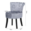 Dressing Table Stool Crushed Velvet Bedroom Vanity Chair Small Guest Bedroom
