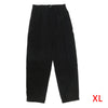CHEF TROUSERS PLAIN BLACK CHEF PANTS UNIFORM UNISEX ELASTICATED WORK KITCHEN UK