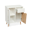 Wooden Sideboard Cabinet Buffet w/2 Doors and 1 Drawer Storage Cupboard Unit