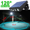 1/2 Solar Powered PIR Motion Sensor&Wall Lights Outdoor Garden Security Lamp UK