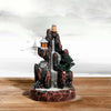 Incense Burner Censer Mountain River Handicraft Holder Waterfall Smoke Backflow