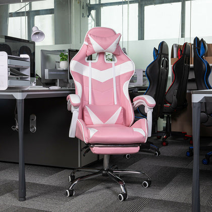 Ergonomic Office Chair Computer Swivel Racing Gaming Chair Recliner Desk Chair