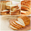 Bamboo Bread Slicer Loaf Cutting Guide Board Adjustable & Foldable w/ Crumb Tray