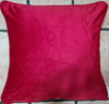 Plain Luxury French Velvet Cushion Cover With Piped Edges All Sizes & Colours