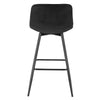 1/2/4er Barstool Breakfast Kitchen Metal+Velvet Counter Bar Chair Faux Bar Stool