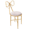 2x Romantic Designed Butterfly Bow Tie Vanity Chair Nordic Makeup Dressing Stool