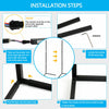 RGB Colour Changing LED Corner Floor Lamp Minimalist Mood Light 140cm Tall