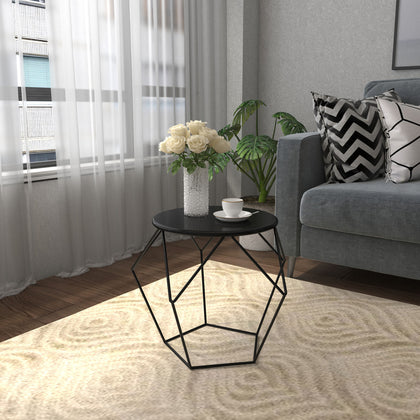 Coffee Table Side Table Nordic Minimalist Style Steel Frame LivingRoom Furniture
