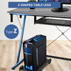 Modern Computer Desk with Keyboard Shelf Study PC Table Home Office Workstation