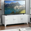3-Door Media TV Stand Industrial Steel Sideboard Storage Cabinet Living Room