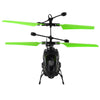 Mini RC Infraed Induction Helicopter Aircraft Flashing Light Toys Christmas Gift