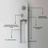 Battery LED Strip Light PIR Motion Sensor Lights Stairs Hallway Bed Cabinet Lamp