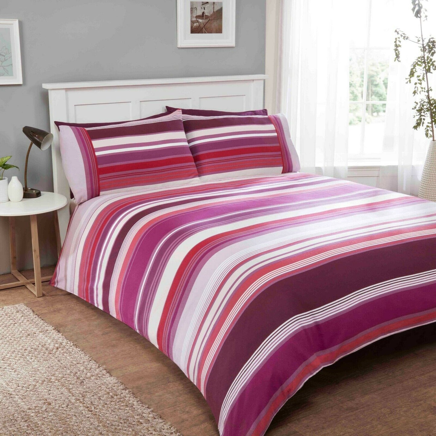 THERMAL 100% BRUSHED COTTON FLANNELETTE QUILT DUVET COVER BED SET COSY WARM SOFT