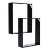 Floating Wall Cube Shelves Set of Cross Cubes Hanging Storages Display Shelving