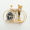 Wall-Mount Floating Wall Shelves Hanging Storage Display Golden Home Office Déco