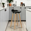 2 x Breakfast Bar Stools Bar Chairs Kitchen Breakfast Stools Wooden Legs