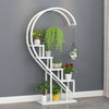 5 Tier Corner Plant Pot Stand Heart-shaped Flower Display Shelf Rack Holder Unit