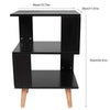 Modern Bedside Table Cabinet Bedroom Furniture Storage Nightstand Wooden Legs