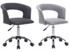 1x office chair desk chair adjustable linen roll stool swivel stool with armrest
