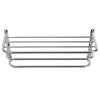 Wall Mounted Triple Chrome Towel Rail Holder Bathroom Holder Storage Rack Shelf