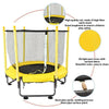 50in Kids Trampoline With Safety Net Enclosure Children Outdoor Garden Fun ME