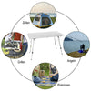 Folding Alu Camping Table Portable BBQ Garden Outdoor Picnic 120x68.5x59-78