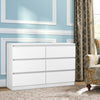 Chest of Drawers Bedroom Furniture Hallway Tall Wide Storage 6 Drawers
