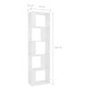 Book Cabinet Room Divider Bookcase Storage Display Corner Rack Wooden Furniture