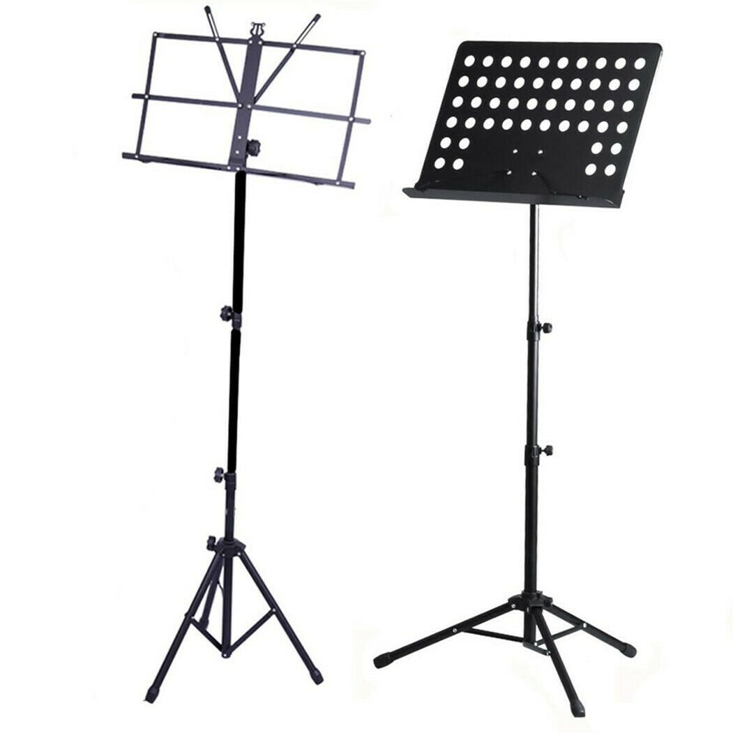 Heavy Duty Foldable Music Stand Holder Base Tripod Orchestral Conductor  Sheet Uk