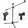 Professional Boom Microphone Mic Stand Holder Adjustable With 2 Free Clips