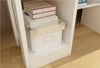 Wooden Compact Small Computer Table Keyboard Tray Shelves Storage Study Desk