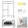 Heavy Duty Metal Clothes Rail Storage Garment Shelf Hanging Display Stand Rack