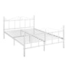 4ft6 Double Bed Frame Metal Bed Solid Bedstead Base with Large Storage Space New