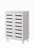 Cabinet Shoe Storage 2 Door Rack Cupboard Doors Stand Drawer Unit Footwear