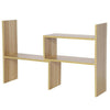 Tabletop Wood Bookshelf Organizer Rack Home Office Storage Display Shelving Unit